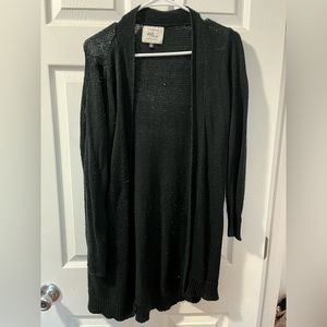 Black cardigan